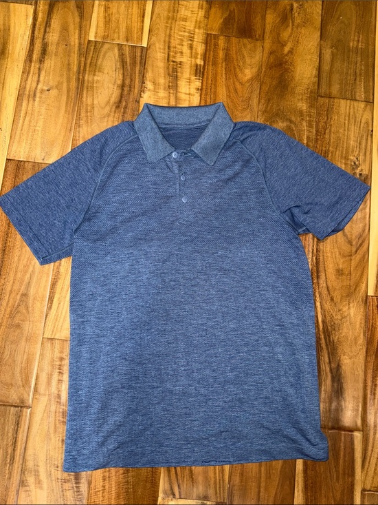 lululemon athletica Other - lululemon athletica Men's Heathered Navy Polo